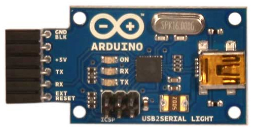 Arduino USB Serial Light adapter The Arduino USB Serial Light adapter